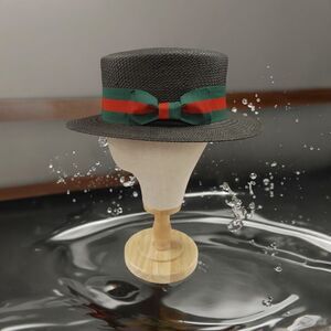 MEN'S BRUNO CAPELO BOATER  STRAW FLAT 2.25" BRIM SKIMMER. BC-641.